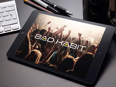 Bad Habit Mockup auf einem iPad